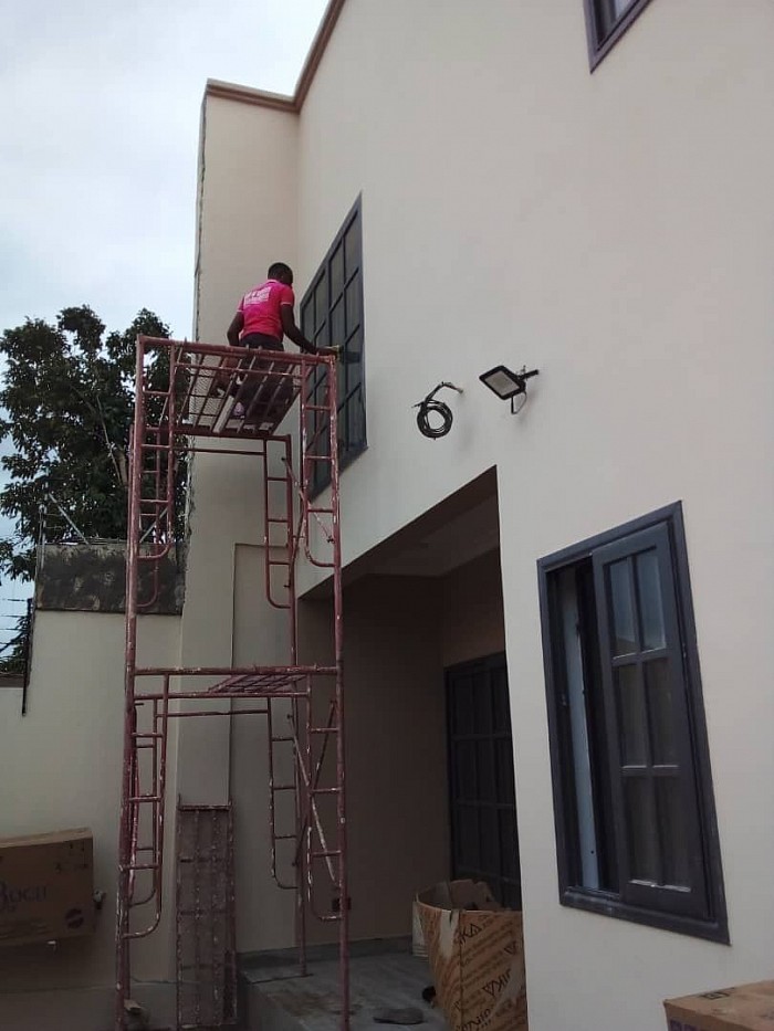 Window Cleaning @ a post construction site