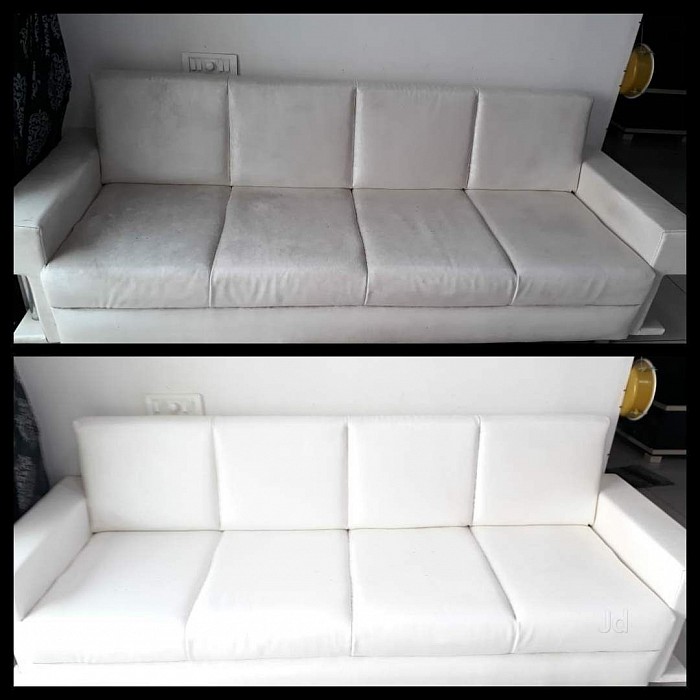 Sofa well deep cleaned