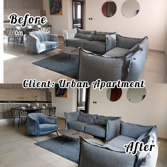 Sofa well deep cleaned @ urban Apartment