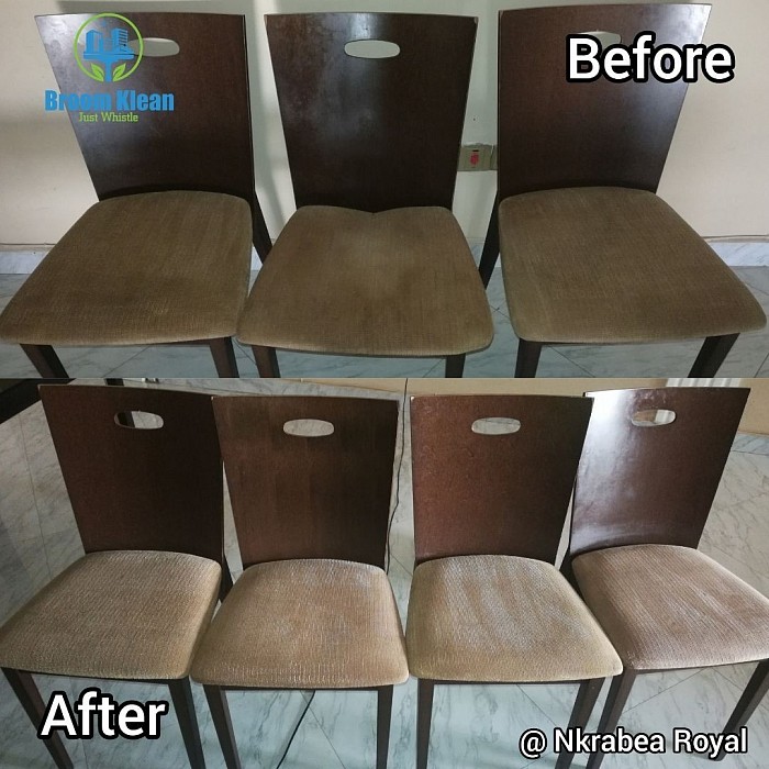 Dining sits well cleaned @ Nkrabea Royal